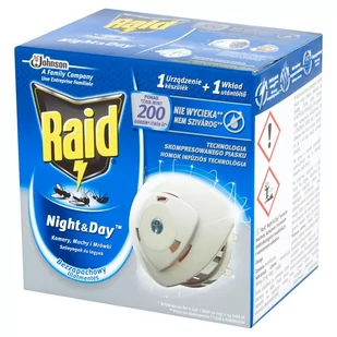 Raid electric na komary urządzenie + zapas NIGHT&DAY - Zwalczanie i odstraszanie szkodników - miniaturka - grafika 1