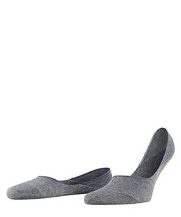 FALKE Mężczyźni Stopki Step Medium Cut Box M IN Zrównoważona Bawełna niewidoczne jednokolorowe 1 Para, Szary (Light Grey Melange 3390), 47-48 - Koszulki męskie - miniaturka - grafika 1