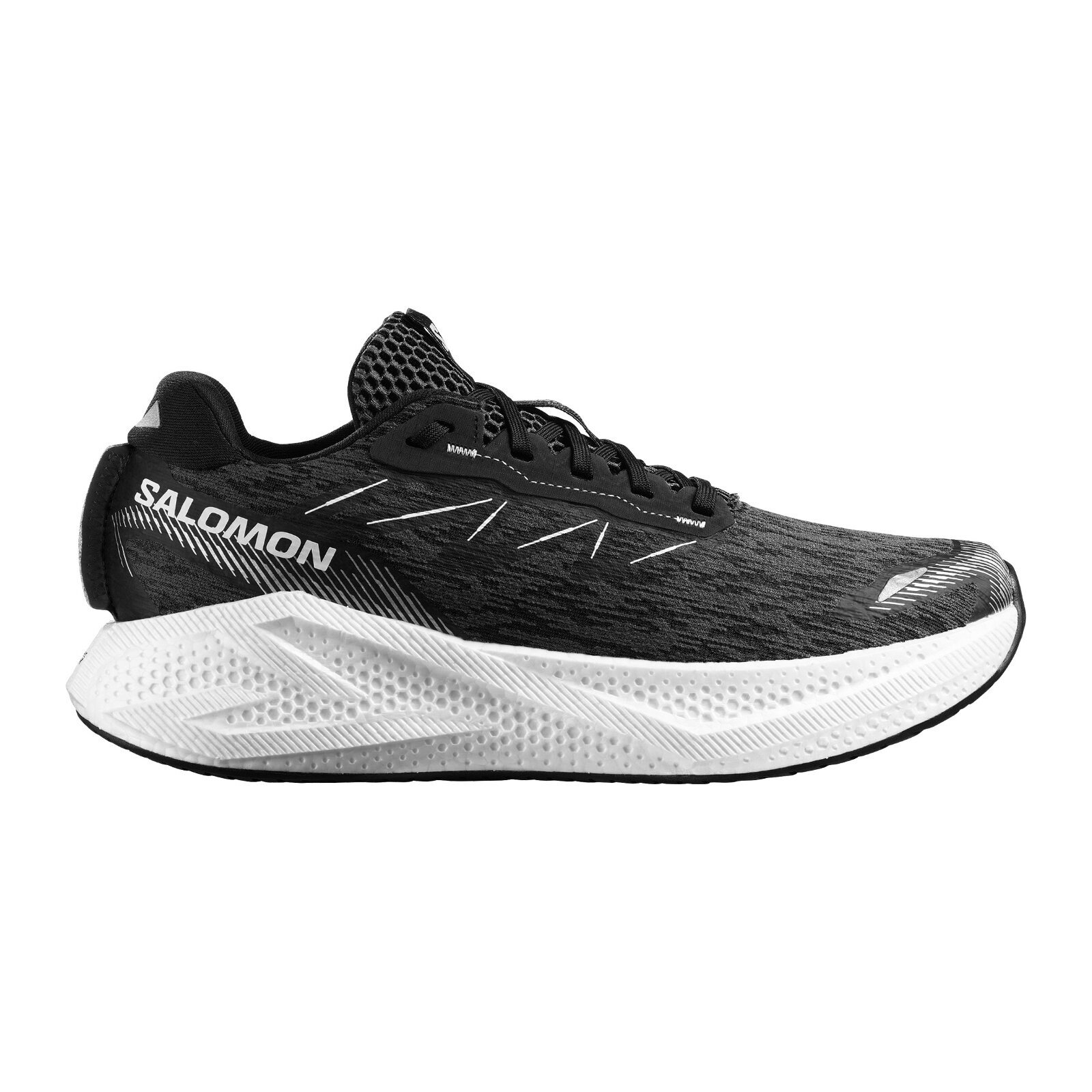 Męskie buty do biegania Salomon Aero Glide 4 Black/White/Ftwsilver UK 11