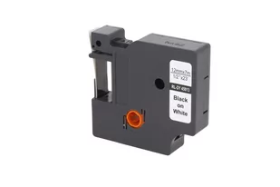 Zamiennik taśmy DYMO D1 45013 12mm biała/czarny - Etykiety do drukarek - miniaturka - grafika 1