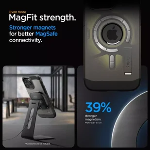 Etui Spigen Tough Armor Mag do MagSafe do iPhone 15 Pro Max Gunmetal - Etui i futerały do telefonów - miniaturka - grafika 16