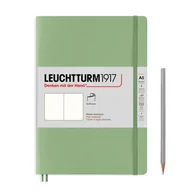 Notesy i bloczki - Notatnik Leuchtturm1917 Medium A5, miękka oprawa, gładki, sage - miniaturka - grafika 1