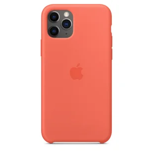 APPLE SILICONE CASE MWYQ2ZM/A IPHONE 11 PRO ORANGE ORYGINALNA PLOMBA - Etui i futerały do telefonów - miniaturka - grafika 1