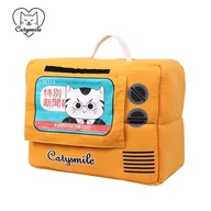 Legowiska dla kotów - Legowisko dla kota SMART KITTY Fashion TV, żółte - miniaturka - grafika 1