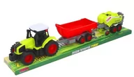 Samochody i pojazdy dla dzieci - Zabawka duży traktor z przyczepą i z maszyną rolniczą 7319 - miniaturka - grafika 1