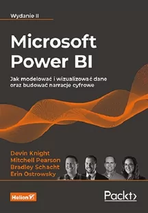 HELION Microsoft Power BI. Jak modelować i wizualizować dane oraz budować narracje cyfrowe - Podstawy obsługi komputera - miniaturka - grafika 1