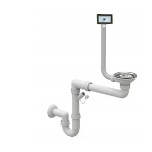 Syfon zlewozmywakowy z sitkiem - Syfony - miniaturka - grafika 1