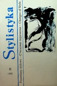 Książki o kulturze i sztuce - Stylistyka Nr II / 1993 - miniaturka - grafika 1