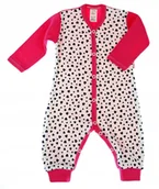 Pajacyki dla niemowląt - PAJAC długi rękaw rampers , Serduszka małe 56 KLEKLE - miniaturka - grafika 1