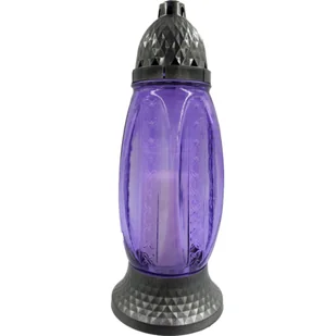 Znicz szklany 28,5 cm - Lampiony i znicze - miniaturka - grafika 1