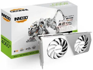 INNO3D GeForce RTX 4060Ti Twin X2 OC WH 8GB N406T2-08D6X-171153W - Karty graficzne - miniaturka - grafika 2