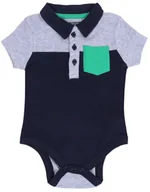 Body dla niemowląt - Granatowe body krótki rękaw PRIMARK 0-3 m 62 cm - miniaturka - grafika 1
