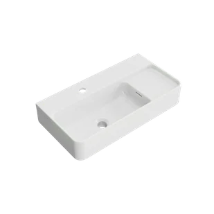 Excellent umywalka 60x31 cm prostokątna z otworem na baterię, biały - Umywalki - miniaturka - grafika 1