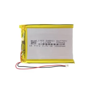 Bateria Akumulator Li-Poly 3500Mah 3.7V Jst 705068 - Baterie i akcesoria - miniaturka - grafika 1