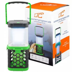 LTC Lampa 2w1 kempingowa owadobójcza LED LTC zielona LXLL89 - Lampy owadobójcze - miniaturka - grafika 2