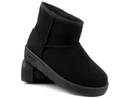 Botki damskie - Botki, śniegowce damskie wsuwane - BIG STAR MM274158, czarne - Big Star - miniaturka - grafika 1