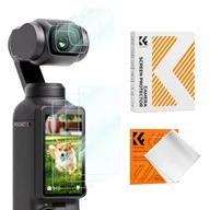 Kamery cyfrowe - akcesoria - Zestaw Osłona Szkło 9H na Ekran + Obiektyw do DJI Osmo Pocket 3 - miniaturka - grafika 1