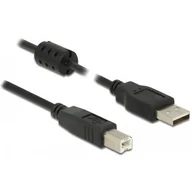 Kable komputerowe i do monitorów - DeLock DeLOCK Kabel USB 2.0 wtyczka typ A > USB 2.0 wtyczka typ-B 0,5 m czarna 84894 - miniaturka - grafika 1