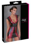 Odzież erotyczna - Cottelli Party Dress 2717913 Black-Red M - miniaturka - grafika 1