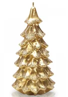 Świece - ŚWIECA CHOINKA 110x210 mm ZŁOTY - miniaturka - grafika 1