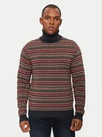 Swetry męskie - Blend Golf 20717856 Czarny Regular Fit - miniaturka - grafika 1
