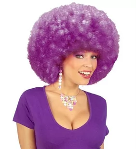 Peruka Mega Afro Fioletowa - Dodatki do strojów karnawałowych - miniaturka - grafika 1