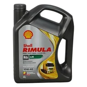 Oleje silnikowe - Shell OLEJ 10W-40 RIMULA R6 LM 4L 10W40 R 6 4 - miniaturka - grafika 1