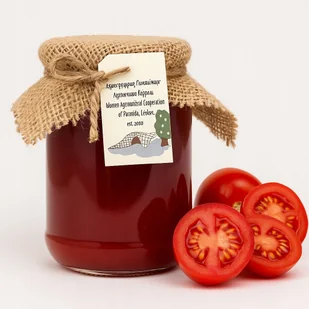 Greckie powidła z pomidorów 430g Słoik, Kaloni Lesvos GR - Konfitury, marmolady, powidła - miniaturka - grafika 1