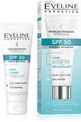 Kremy do twarzy - EVELINE SPF 50 Lekki Krem pielęgnujący Filtry+Niacynamid do cery tłustej i mieszanej 30 ml - miniaturka - grafika 1