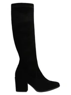 Kozaki damskie - Wojas Skórzane kozaki w kolorze czarnym - miniaturka - grafika 1