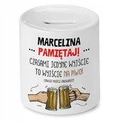 Skarbonki - Dla Barbera Skarbonka na Urodziny na Prezent z Nadrukiem ze Zdjęciem + Opakowanie na prezent (wzór 04) - miniaturka - grafika 1