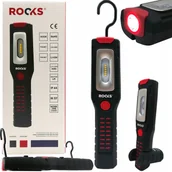 Oświetlenie warsztatowe - Lampa Latarka Warsztatowa Led 2x Magnes 2x Hak - miniaturka - grafika 1