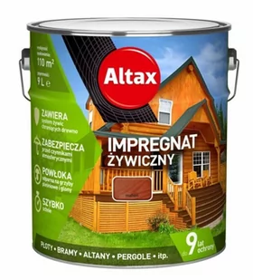 Altax impregnat $250ywiczny, maho$251, 9l - Farby i impregnaty do drewna - miniaturka - grafika 1