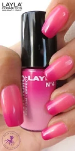 Layla Thermo Nail Dark To Light - lakier do paznokci Pink 4 - Lakiery do paznokci - miniaturka - grafika 2