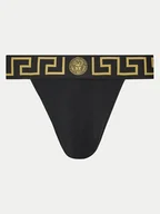 Majtki damskie - Versace Slipy Jock Strap AUU01017 1A10011 Czarny - miniaturka - grafika 1