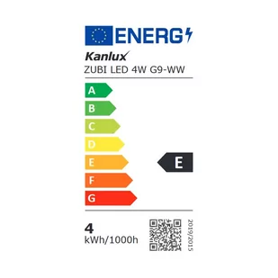 Żarówka LED G9 ZUBI LED 4W G9-WW 520lm 3000K barwa ciepła - Żarówki LED - miniaturka - grafika 2