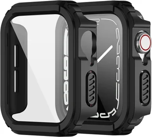 ETUI APPLE IWATCH SERII 6/5/4/SE 44mm CZARNE OCHRONA EKRANU WYTRZYMAŁE - Akcesoria do smartwatchy - miniaturka - grafika 1