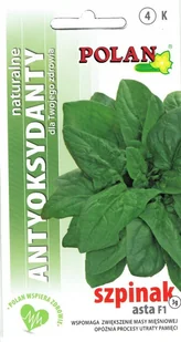 NASIONA Szpinak Asta Mieszaniec F1 Naturalne Antyoksydanty 3g POLAN 115650 - Nasiona i cebule NASIONA Szpinak Asta Mieszaniec F1 Naturalne Antyoksydanty 3g POLAN 115650 - Nasiona i cebule - miniaturka - grafika 1
