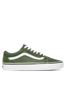 Vans Tenisówki Old Skool VN000D2VZ3R1 Zielony - Buty dla chłopców - miniaturka - grafika 1