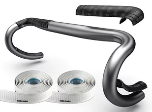 SELLE ITALIA owijka na kierownice shock absorber kit + wkładki pod owijki biały SIT-0000000000160 - Kierownice rowerowe - miniaturka - grafika 1