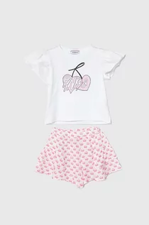 Dresy i komplety dla dziewczynek - Pinko Up komplet dziecięcy kolor biały - grafika 1