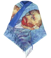 Apaszki i szaliki damskie - Gruby Oryginalny długi modny szal OBRAZY - miniaturka - grafika 1