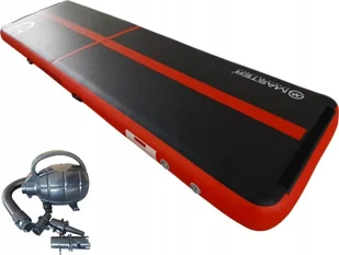 Master AirTrack Dmuchana Mata Gimnastyczna MASTER 400 x 100 x 20 cm Black-Red - Maty do ćwiczeń - miniaturka - grafika 1