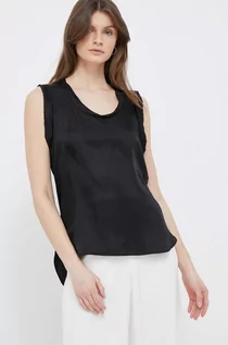 Bluzki damskie - Sisley bluzka kolor czarny - grafika 1
