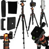 Statywy fotograficzne - DNA PS1 PRO statyw fotograficzny do aparatu kamery uchwyt na telefon pokrowiec 170 cm - miniaturka - grafika 1