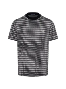 Fred Perry Koszulka męska Mężczyźni Bawełna wielokolorowy|niebieski wzorzysty, S - Koszulki męskie - miniaturka - grafika 1