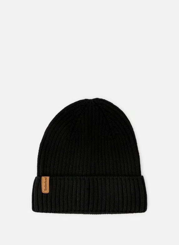 czapka mężczyzna timberland tb0a66520011 rib knit bean black
