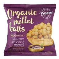 Inne przekąski suche - BIO PONT (chrupki bezglutenowe) BIO PONT chrupki bezglutenowe) CHRUPKI JAGLANE BARBECUE BEZGLUTENOWE BIO 75 g BIOPONT 5998858704780 - miniaturka - grafika 1