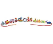 Układanki dla dzieci - Viga 59852 Klocki do nawlekania Piraci 3160 - miniaturka - grafika 1