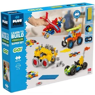 Plus Plus Learn to Build Go! Vehicles Super Set 7016 - Klocki - miniaturka - grafika 1